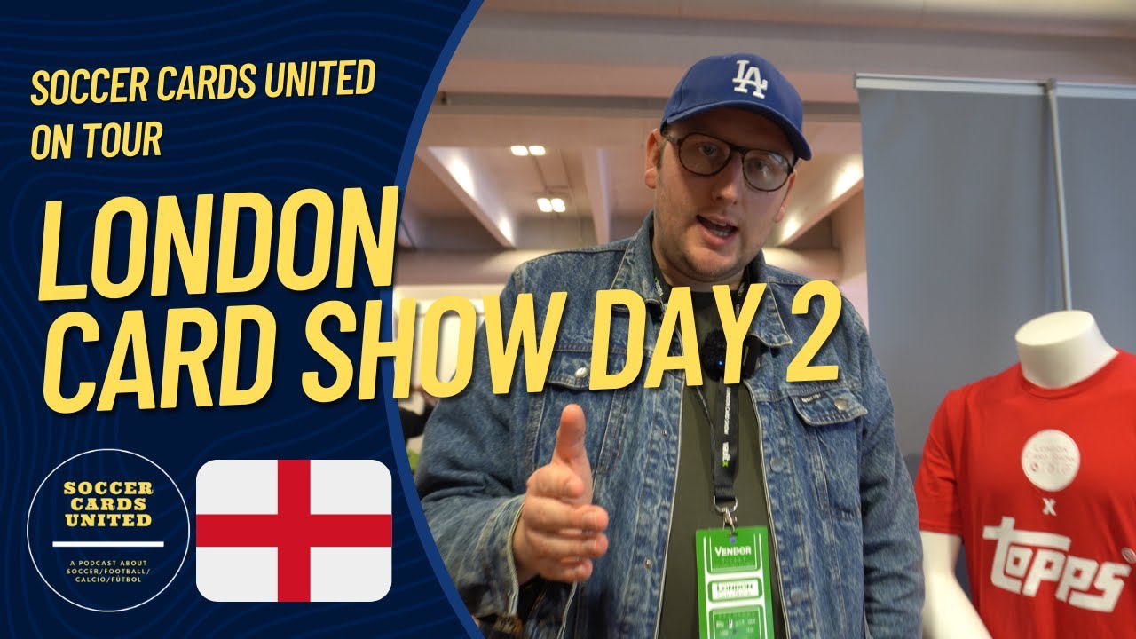 LONDON CARD SHOW DAY 2! Soccer Cards United On Tour Stained Glass