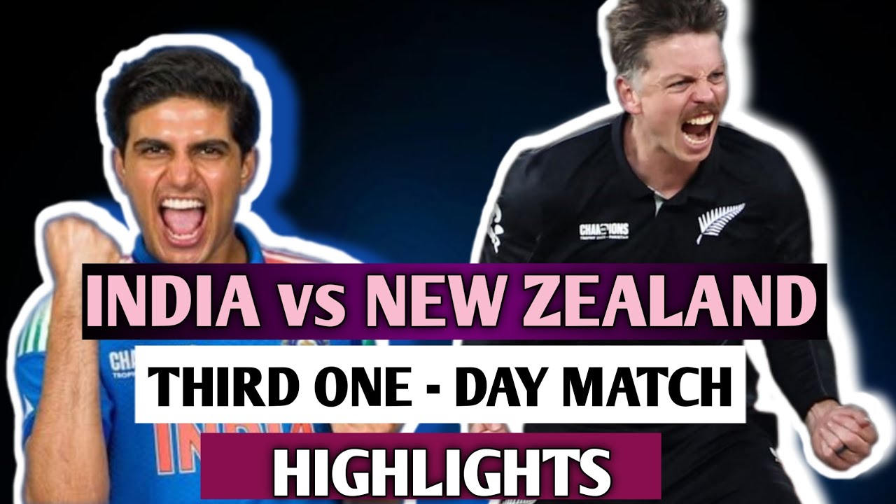 MATCH HIGHLIGHTS : INDIA vs NEW ZEALAND - 3rd ODI | REAL CRICKET 20 