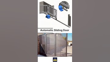 Automatic Sliding Door 📌#AutomationTechnology #SlidingDoorMechanism#InnovativeDoors#3DAnimation