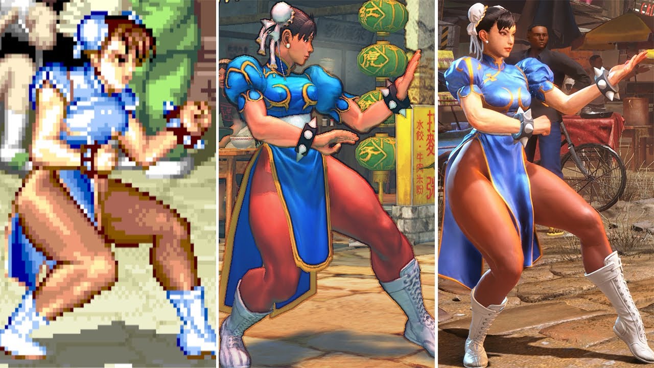 Evolution Of Chun-Li [1991 - 2023] Main Series Only