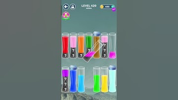 #level =420#watersort #shortvideo #colors #challenge #games