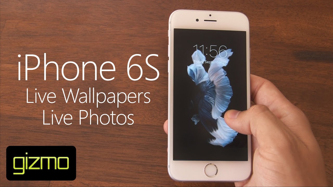 iPhone 6S  Live Wallpapers amp; Photos  YouTube