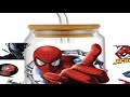 Miniso Spiderman 3D Wrap Transfer Sticker Superhero For 16oz Libbey Glass Design Cup Wraps Decal Wat
