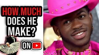 Full How much does Lil Nas X makes on Youtube 2021 Update