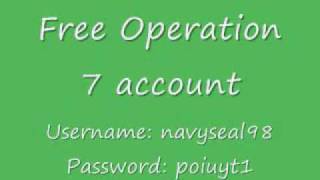Free Operation 7 Account