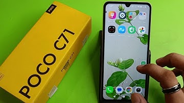 Poco C71: Werkt het internet niet?