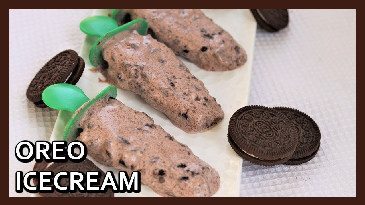 Oreo Icecream Recipe without Machine | Oreo Ice cream with 2 Ingredients | Healthy Kadai