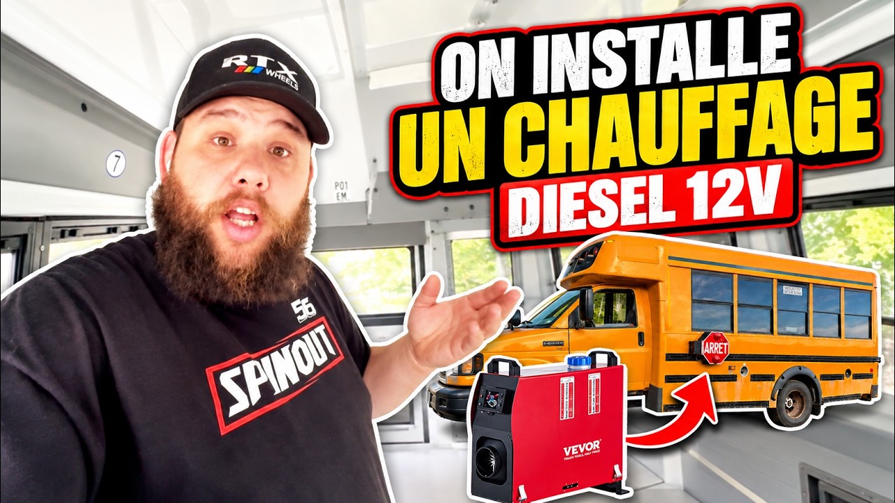 Ce chauffage diesel à 118$ a presque fait PRENDRE EN FEU notre BUS! 😳