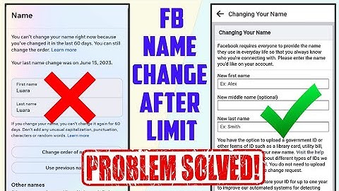 How To Change Your Facebook Name Without Waiting 60 Days || FB Name Change Before 60 Days ||