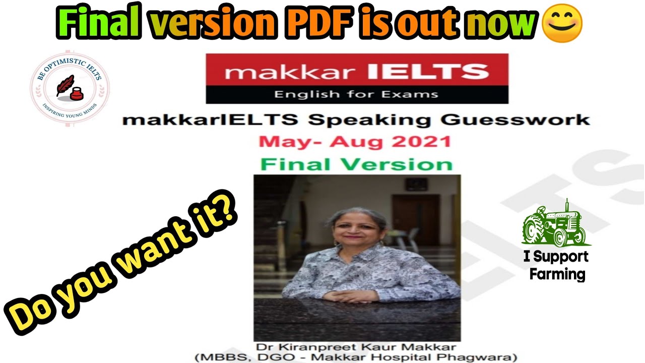 IELTS Speaking Final version pdf releaseMakkar Speaking Final version