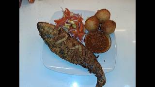 How To Make Liberian Kala For Beginners That Is Soft And Perfect Every Time/Frying Spicy Fish screenshot 5