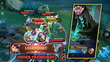 HARD MATCH!! ARGUS UNDER PRESSURE VS TWO TANKY ENEMY & AGGRESSIVE LUNOX!! WHO WILL WIN? SOLO RANK!! 