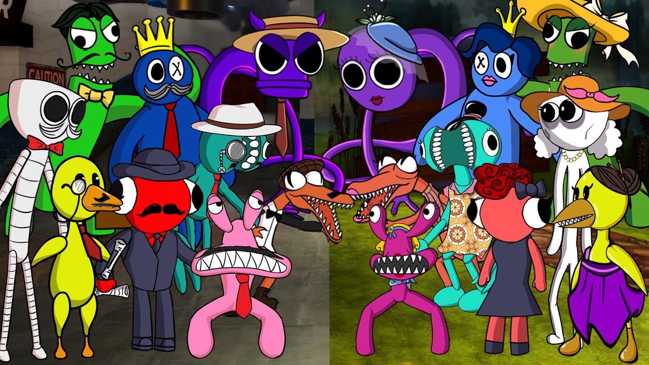 NEWEST Rainbow Friends ALL Phases VS Boxy Rainbow Friends 🎶 FNF New Mod (Roblox  Rainbow Friend 2.0) 