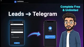 How to get Website Leads on Telegram Instantly | Python + React
