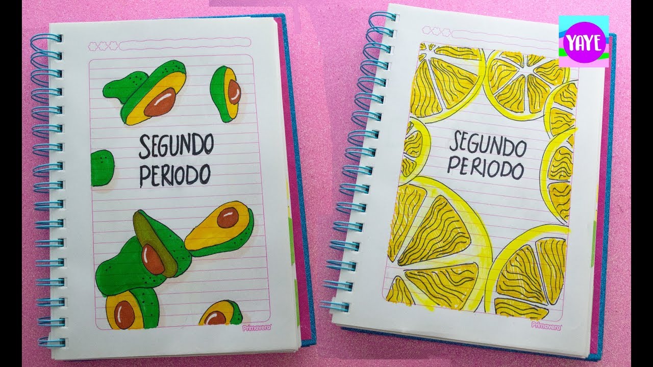 IDEA HERMOSA PARA DIBUJAR SEGUNDO PERIODO - Cómo marcar cuadernos - Yaye -  thptnganamst.edu.vn