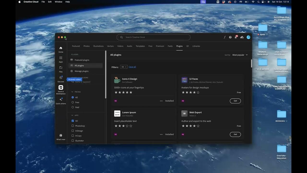 How to install Plugins Adobe XD YouTube
