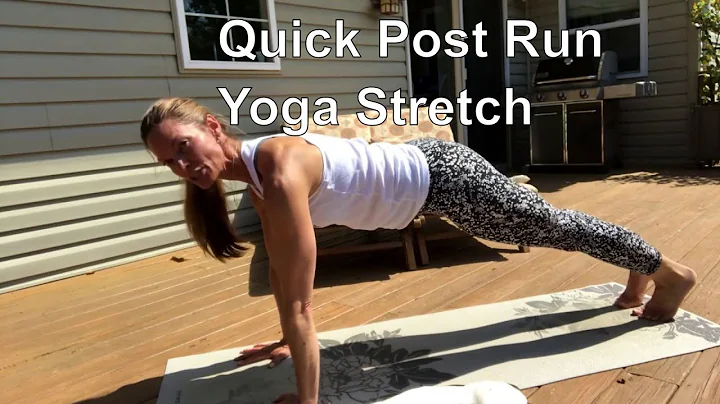 Quick post run yoga stretch
