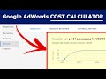 Google Ads Cost Calculator to Estimate Keyword Pricing & Monthly Budget