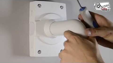 CCTV  Mounting tip AXIS Q6000 E Installation