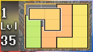 Block Puzzle (Tangram) - Gameplay Walkthrough - Levels 1 ( 35/35 ) screenshot 1