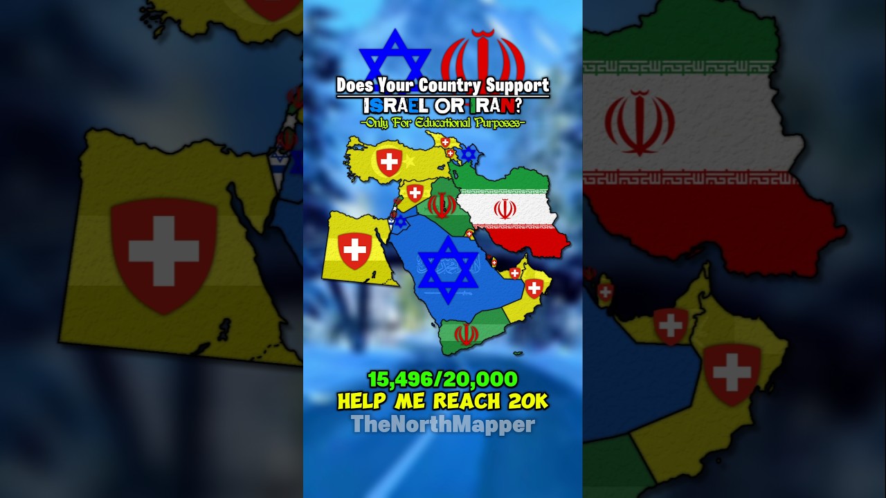 Does Your Country Support Israel Or Iran? 
