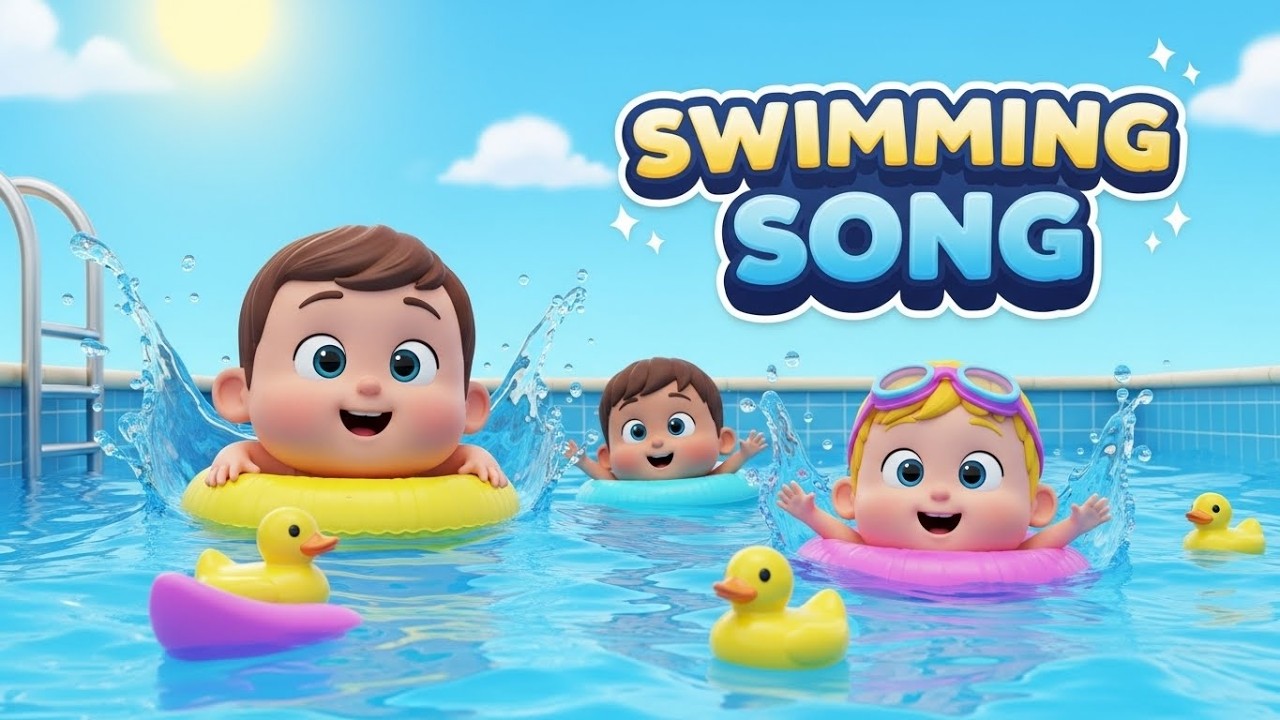 Swimming Song | Nursery Rhymes & Kids Songs | S Entertainment - YouTube