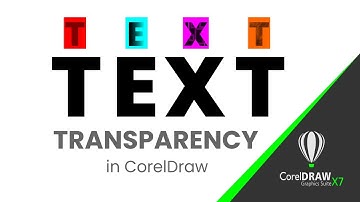 text transparency in CorelDraw