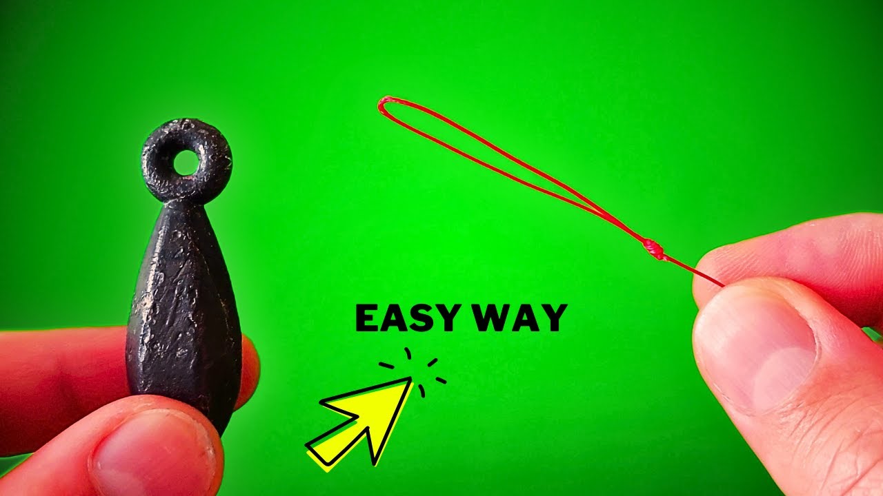 How To Tie A Weight On A Fishing Line, Loop Knot