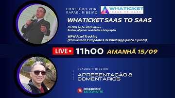 Whaticket SaaS  to  SaaS e WPW Pixel Tracking - ( Trackeando Campanhas de WhatsApp ponta a ponta