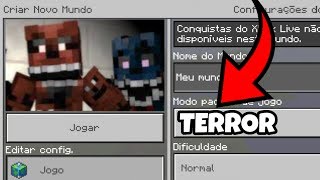 COMO DESBLOQUEAR O NOVO MODO DE JOGO TERROR NO MINECRAFT PE ! (Minecraft Pocket Edition) screenshot 3
