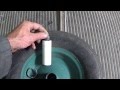 Как быстро отремонтировать колесо от садовой тачки