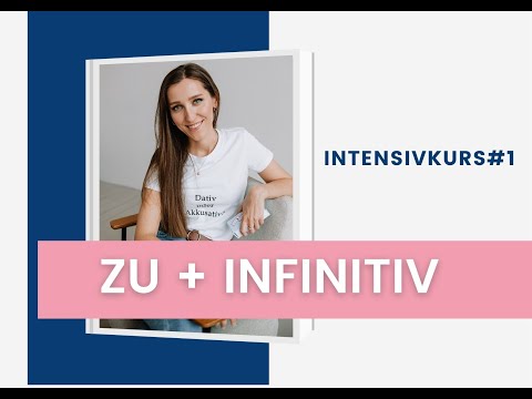 INFINITIV MIT ODER OHNE ZU Инфинитив с или без zu в немецком языке