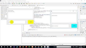 # Java # Net working # Demo ứng dụng chat đơn giản giữa client và server bằng socket