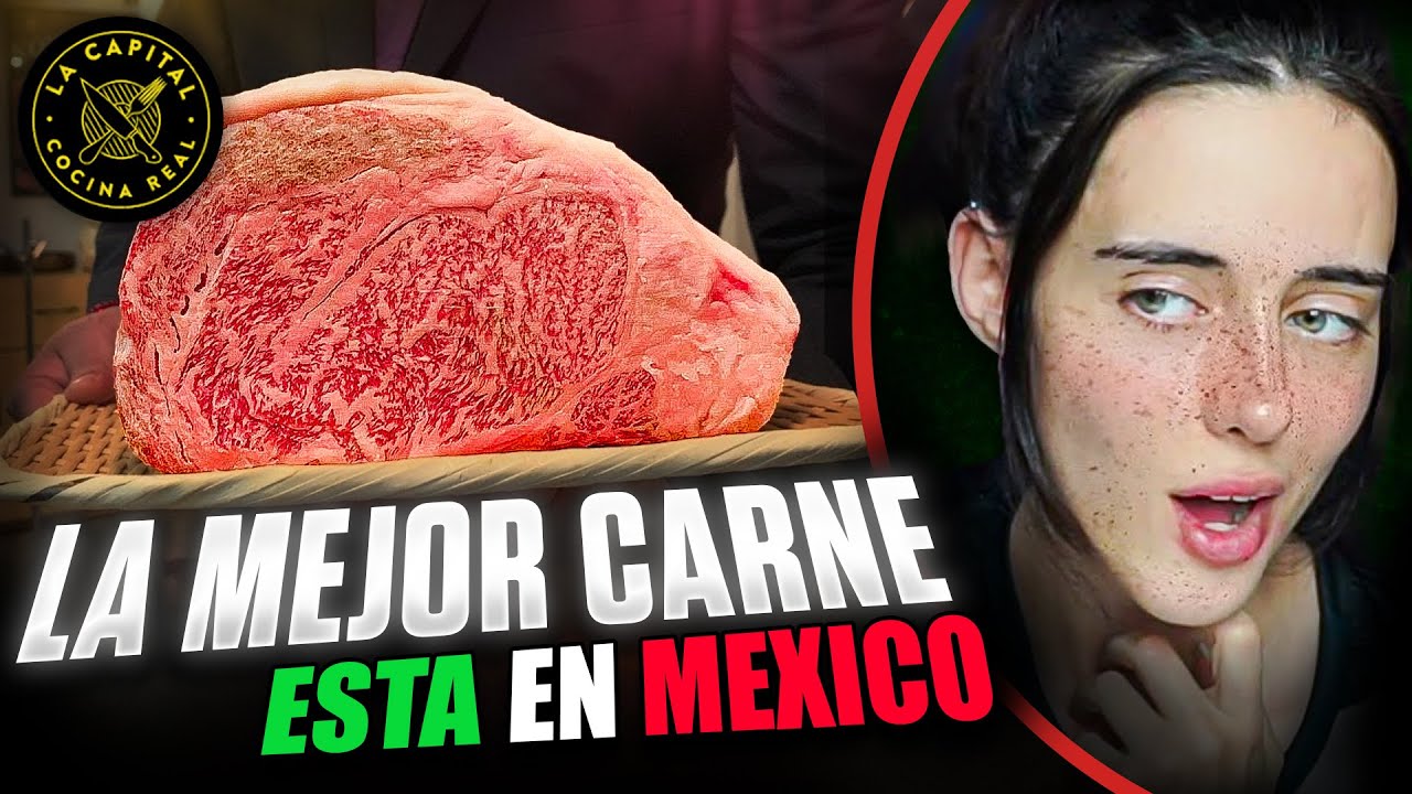 QUE DELICIA! 😱 REACCIÓN 🤤 Probando LA MEJOR CARNE del mundo EN MÉXICO 🟢⚪🔴 La Capital