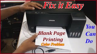 How To Fix Epson Printer Blank Page Printing, Color or Lining Problem on a Page