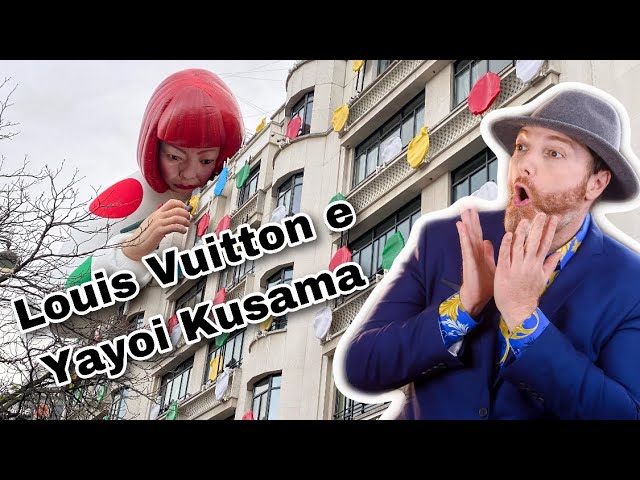 Yayoi Kusama's crazy installations at Louis Vuitton Champs-Elysées and  Vendôme 