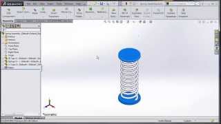 How to Animate a Spring in SOLIDWORKS Motion