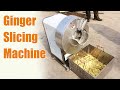 Perfect ginger slices  shredded ginger  get your ginger slicing machine here