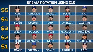 MLB Tonights Dream Pitching Rotations