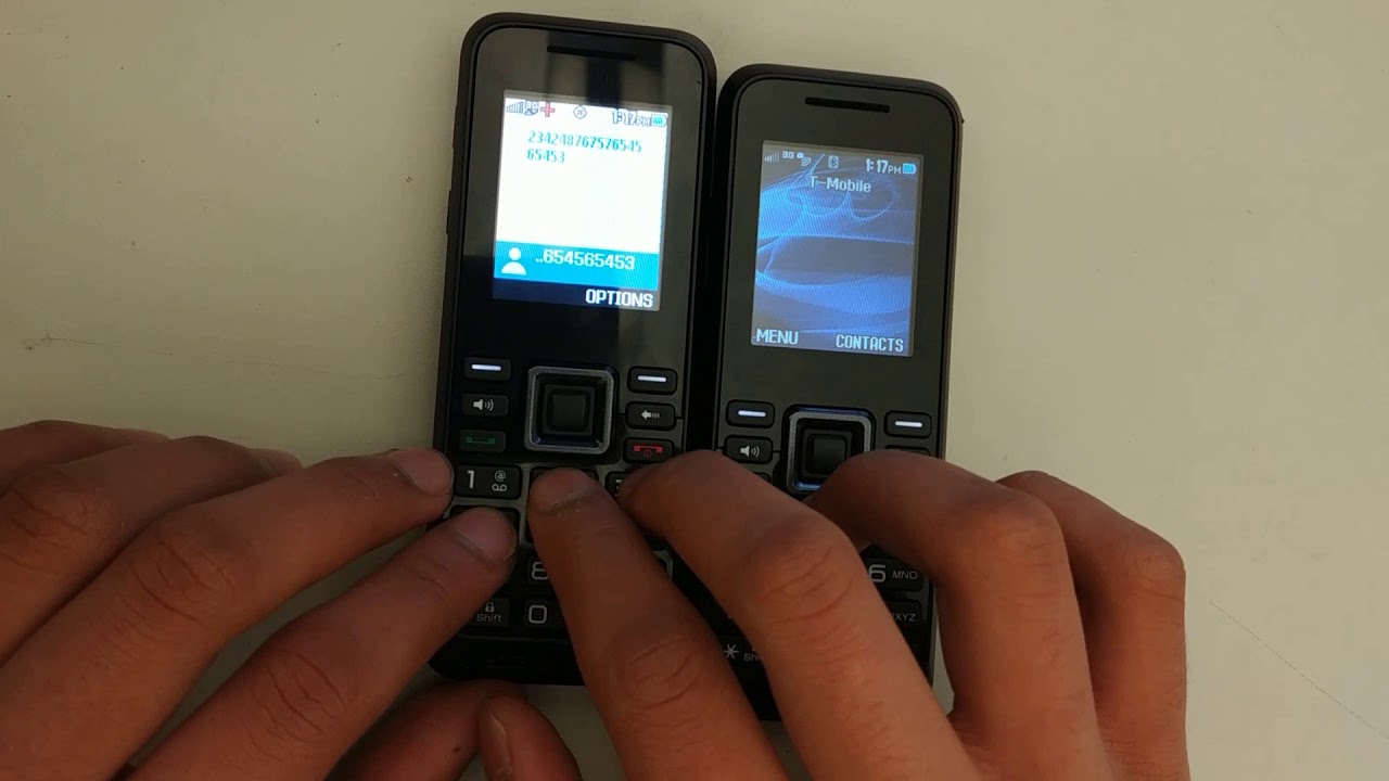 Playing Lifelight with two brick phones - YouTube