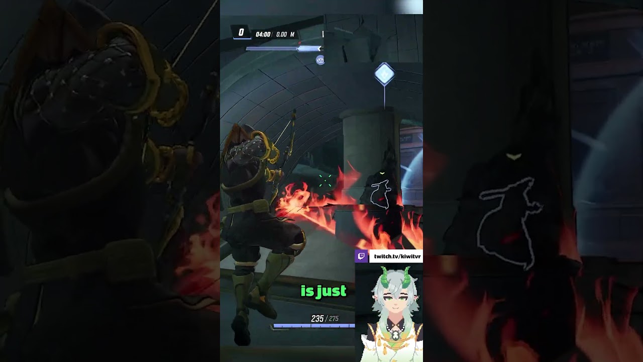 my cleanest hawkeye clip #marvelrivals #hawkeye #vtuber #streamer