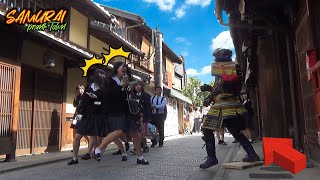 【ドッキリ】侍が急に動き出すドッキリ　Samurai suddenly starts moving  in Japan　#22