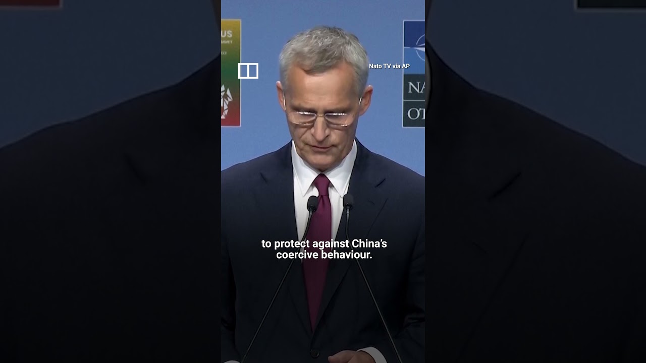 IN A MINUTE: Nato rebukes Beijing over Moscow ties, Taiwan threats #shorts