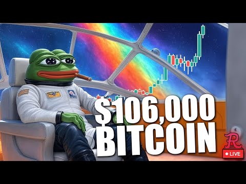 BITCOIN LIVE : BTC ALL TIME HIGH! $106,000 AND CLIMBING