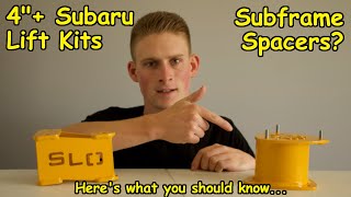 Subaru 4" lifts - Here is what you need to know! Lifted 2001 Subaru Outback