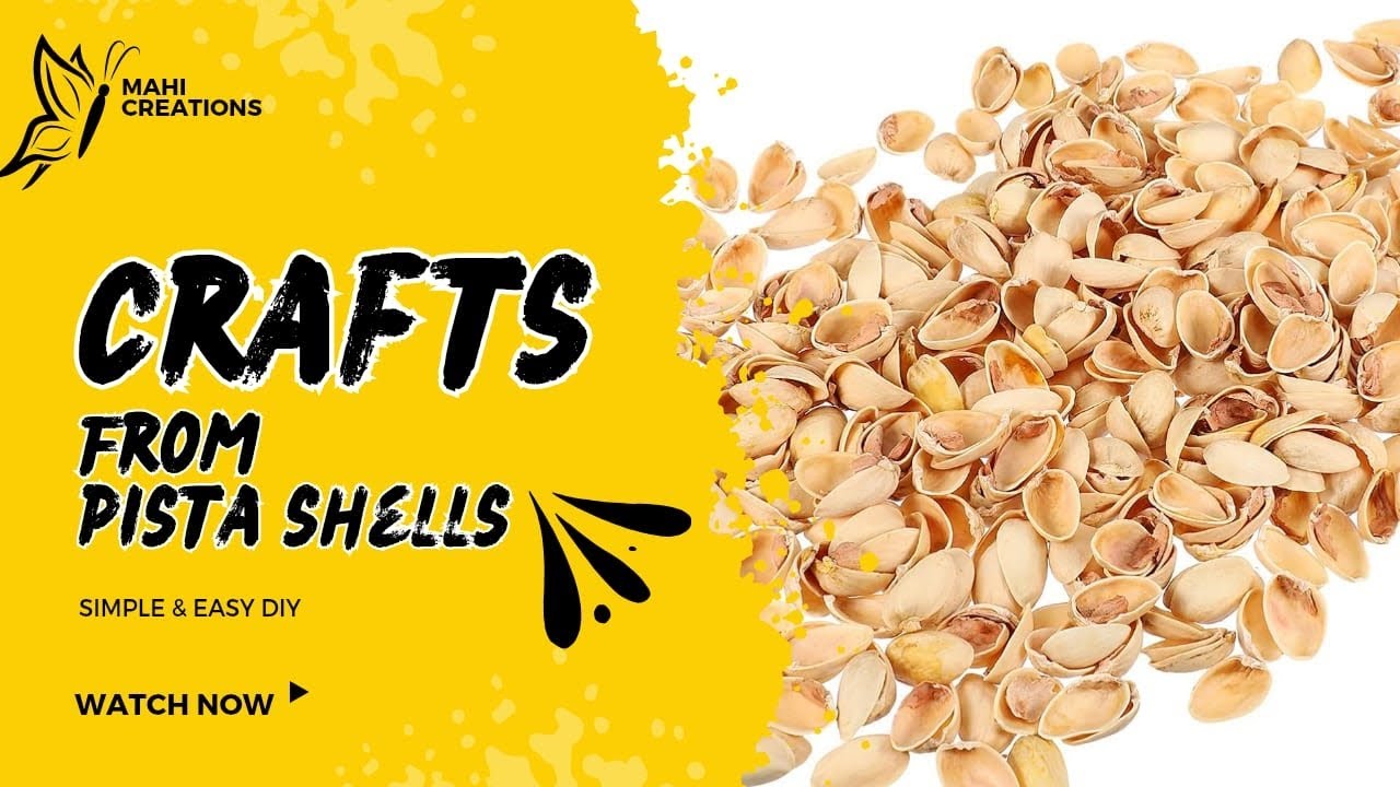 How to Make Stunning Wall Hanging Crafts from Pista Shells