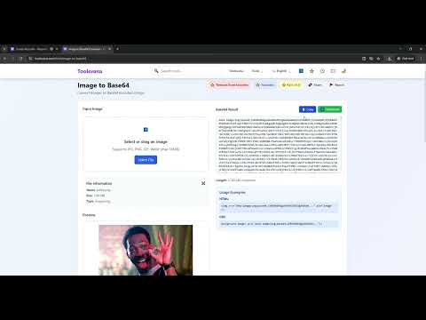 Base64 to Image by Toolsvana