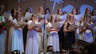 Video thumbnail of "Vois Sur Ton Chemin with Gimnazija Kranj Girls Choir"