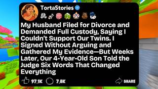 My husband Filed for Divorce and Demanded Full Custody, Saying I Couldn’t Support Our Twins...