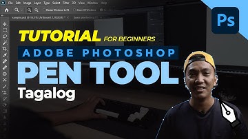 How to use the pen tool in photoshop (tagalog)